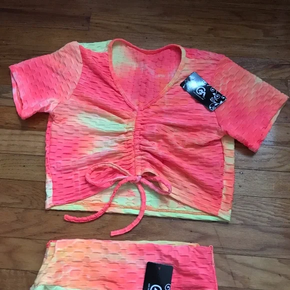 Matching Gym Set Shorts and Shirt - Picture 2 of 6